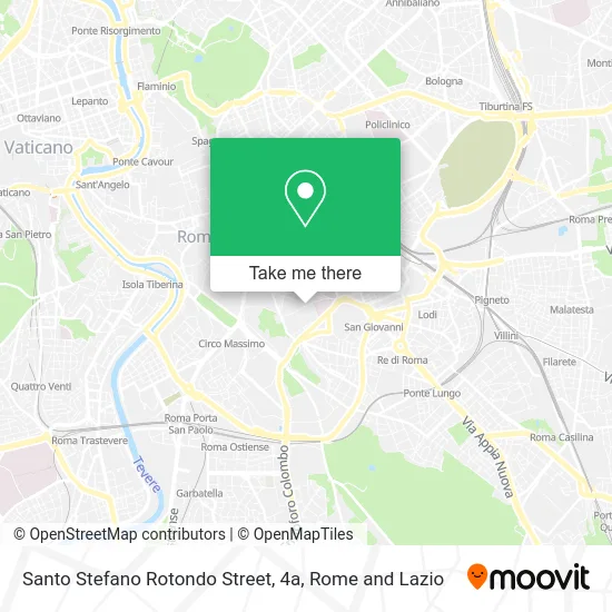 Santo Stefano Rotondo Street, 4a map