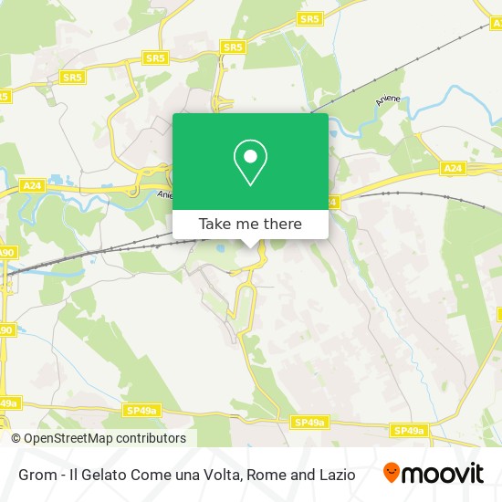 Grom - Il Gelato Come una Volta map