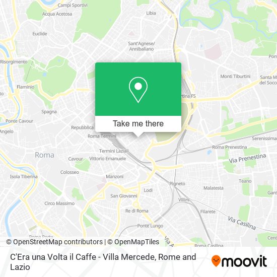 C'Era una Volta il Caffe - Villa Mercede map