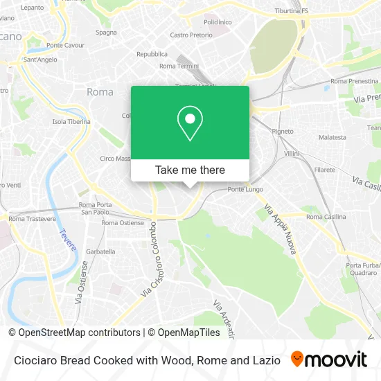 Ciociaro Bread Cooked with Wood map