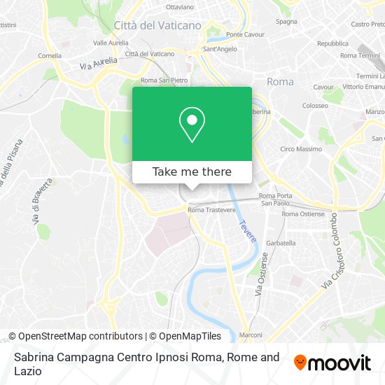 Sabrina Campagna Centro Ipnosi Roma map