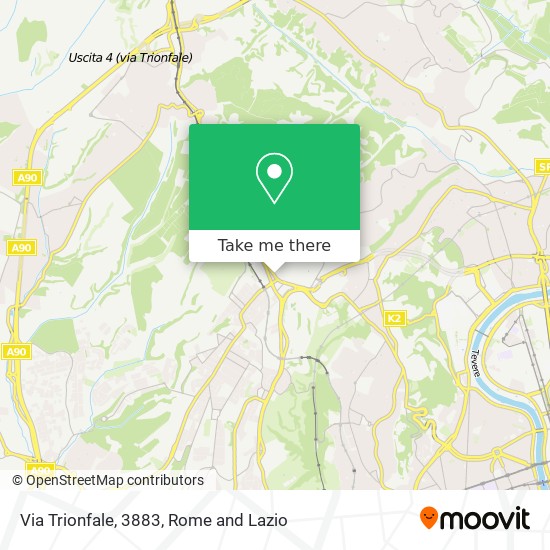 Via Trionfale, 3883 map