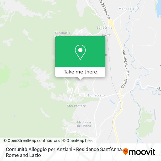 Comunità Alloggio per Anziani - Residence Sant'Anna map