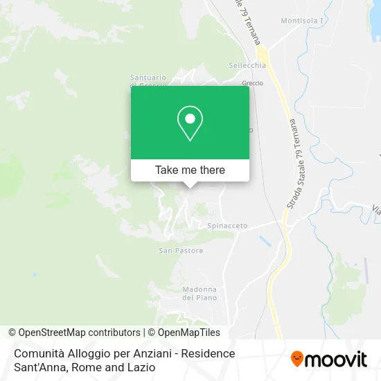 Comunità Alloggio per Anziani - Residence Sant'Anna map