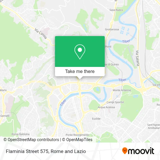 Flaminia Street 575 map