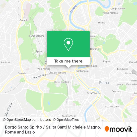 Borgo Santo Spirito / Salita Santi Michele e Magno map