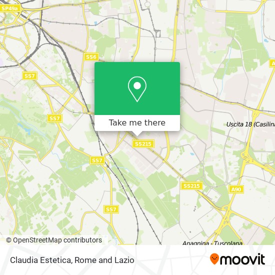 Claudia Estetica map