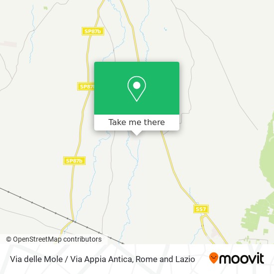 Via delle Mole / Via Appia Antica map