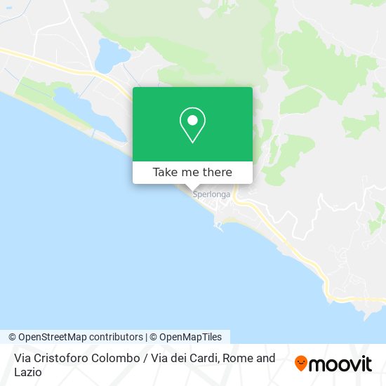 Via Cristoforo Colombo / Via dei Cardi map