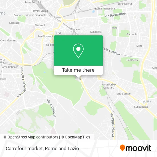 Carrefour Market map