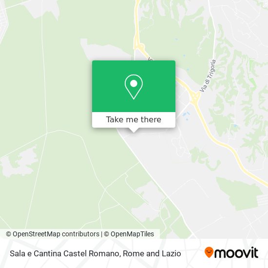 Sala e Cantina Castel Romano map