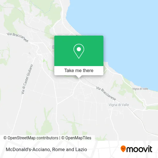 McDonald's-Acciano map