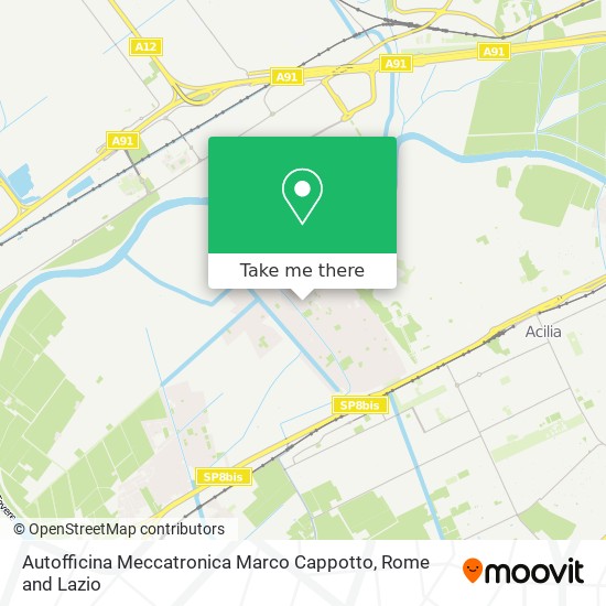 Autofficina Meccatronica Marco Cappotto map