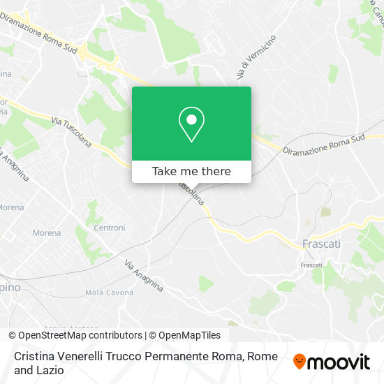 Cristina Venerelli Trucco Permanente Roma map