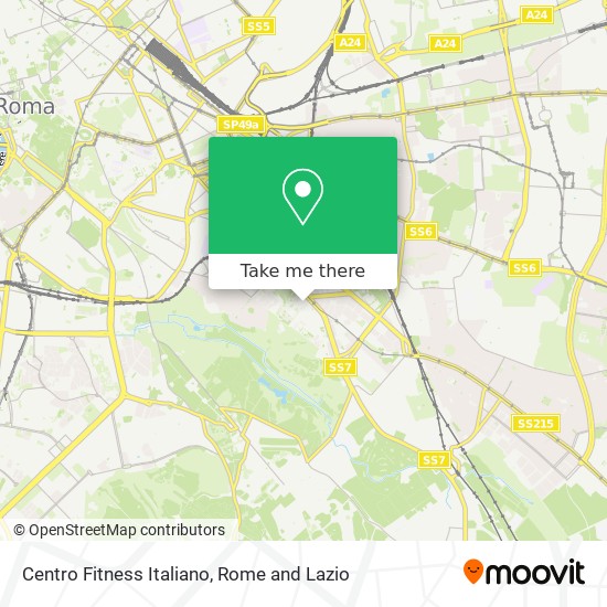 Centro Fitness Italiano map