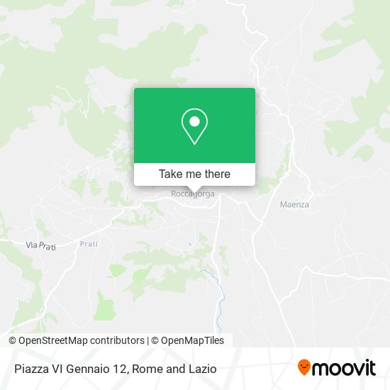 Piazza VI Gennaio  12 map