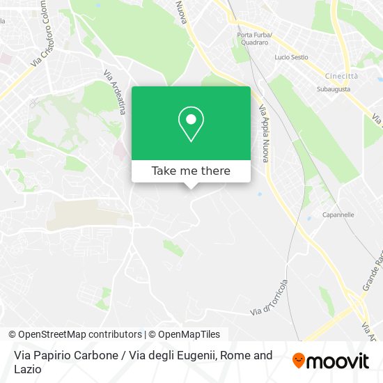 Via Papirio Carbone / Via degli Eugenii map