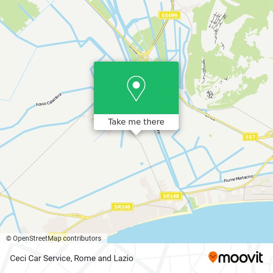 Ceci Car Service map