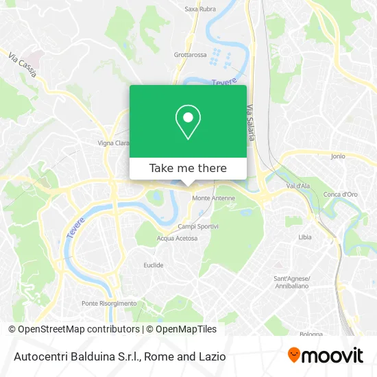 Balduina Auto Centers Srl map