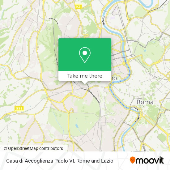 Casa di Accoglienza Paolo VI map