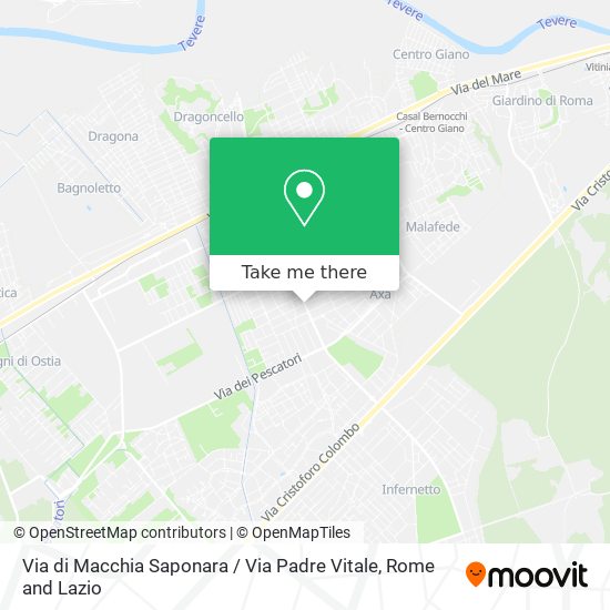 Via di Macchia Saponara / Via Padre Vitale map