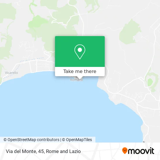 Via del Monte map