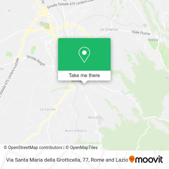 Santa Maria della Grotticella Street, 77 map
