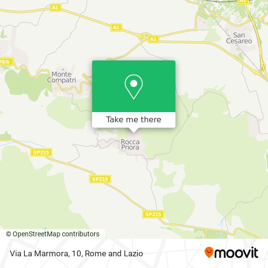 Via La Marmora, 10 map