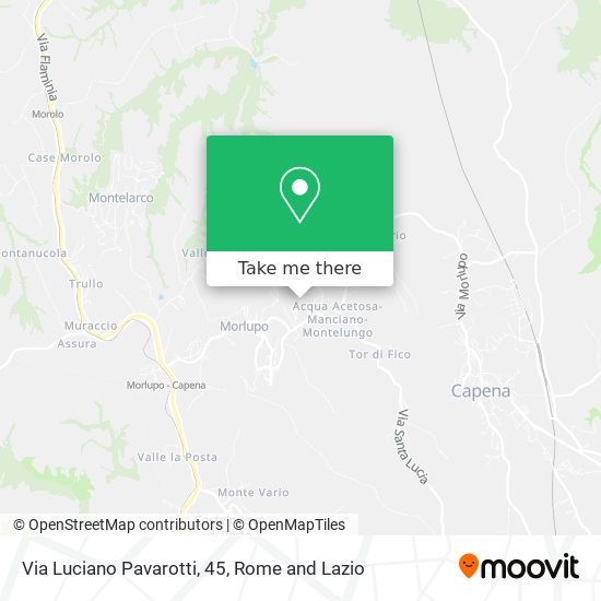 Via Luciano Pavarotti, 45 map