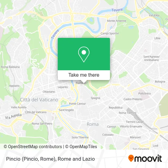 Pincio (Pincio, Rome) map