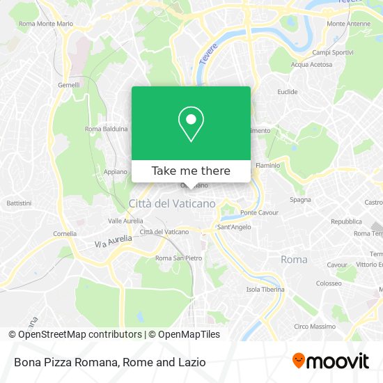 Bona Pizza Romana map