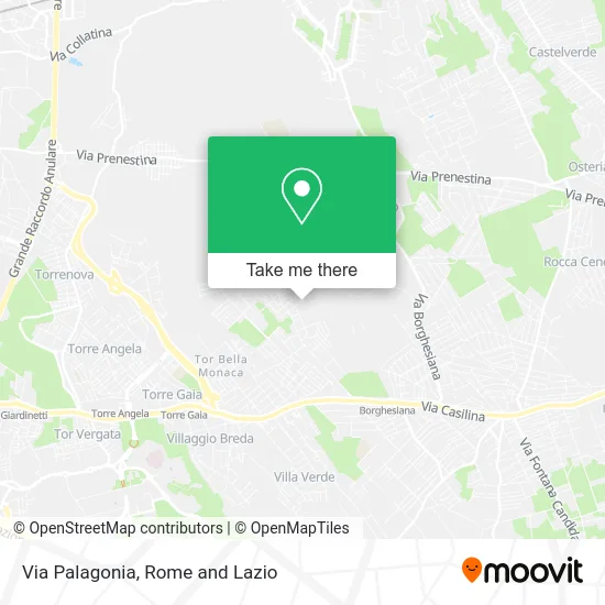 Palagonia Street map