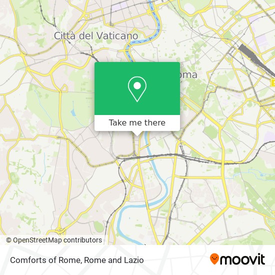 Comforts of Rome map