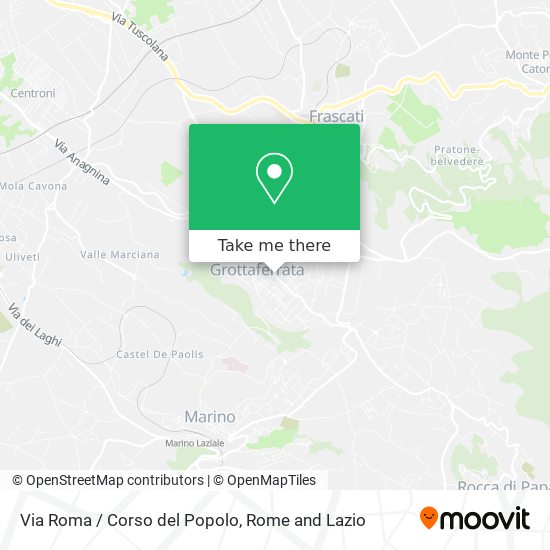 Via Roma / Corso del Popolo map