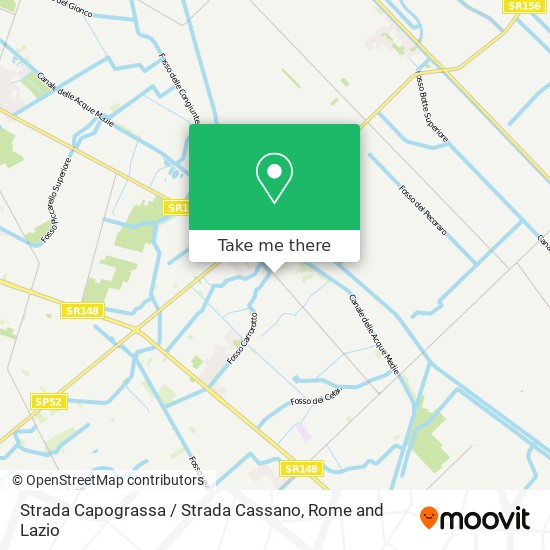 Strada Capograssa / Strada Cassano map