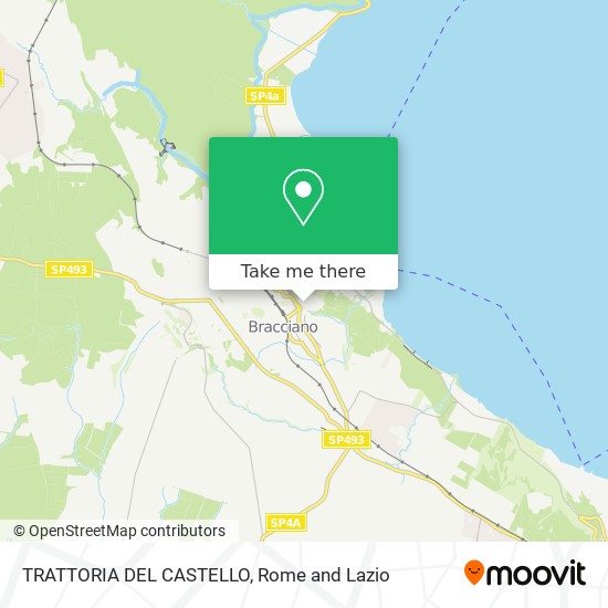 TRATTORIA DEL CASTELLO map