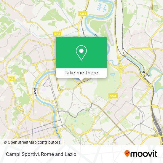 Campi Sportivi map