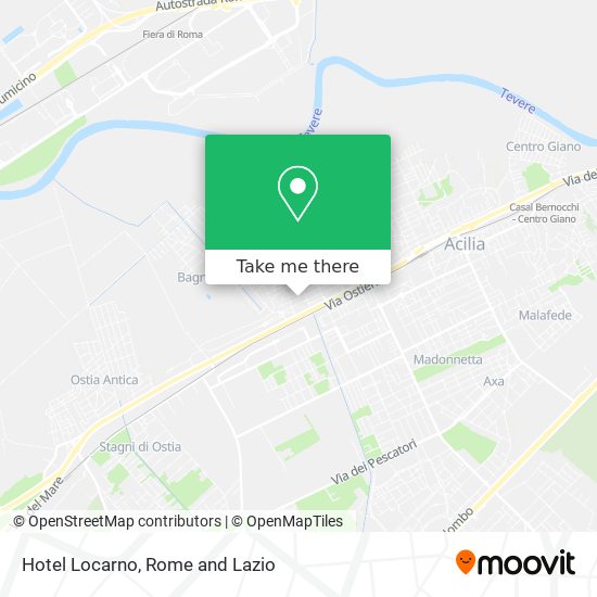 Hotel Locarno map