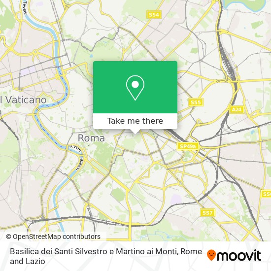 Basilica dei Santi Silvestro e Martino ai Monti map