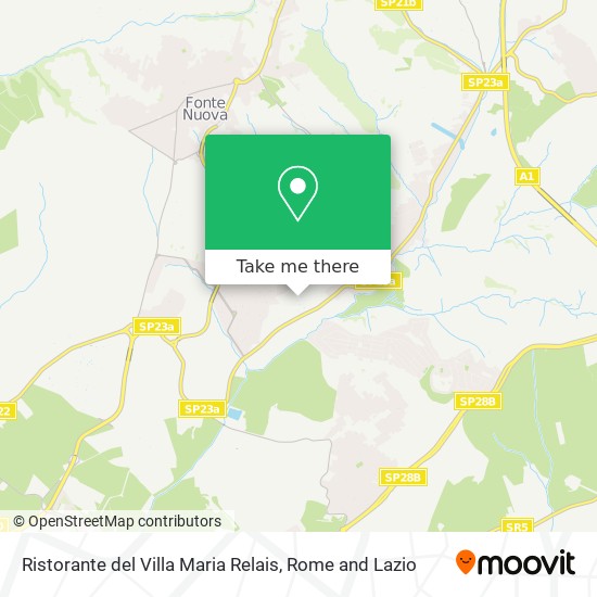 Ristorante del Villa Maria Relais map