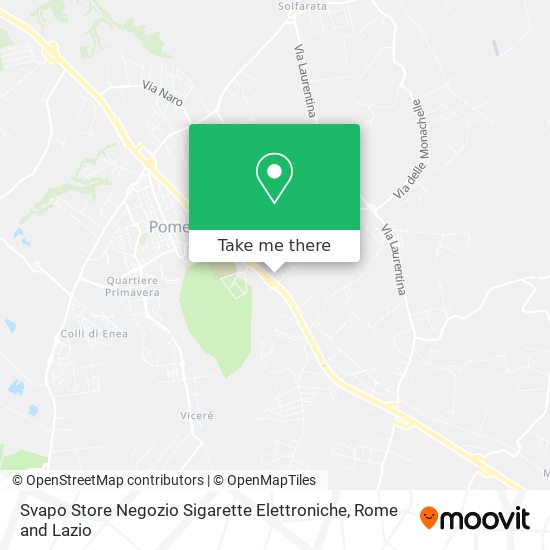 Svapo Store Negozio Sigarette Elettroniche map