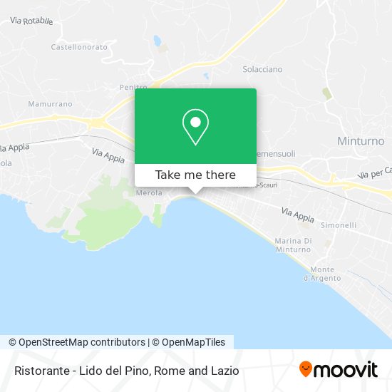 Ristorante - Lido del Pino map