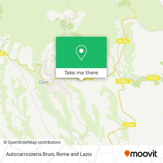 Autocarrozzeria Bruni map