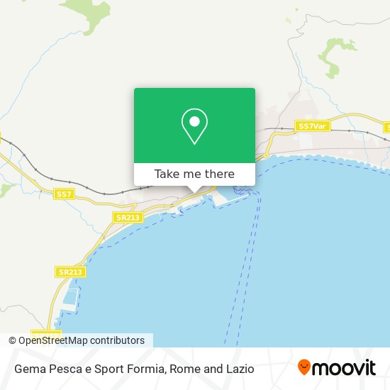 Gema Pesca e Sport Formia map