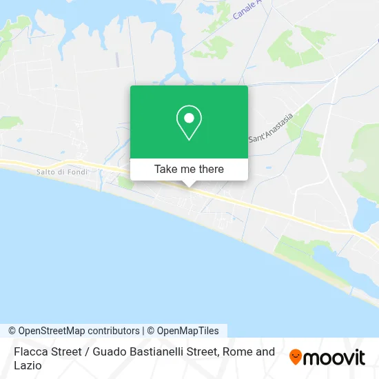 Flacca Street / Guado Bastianelli Street map