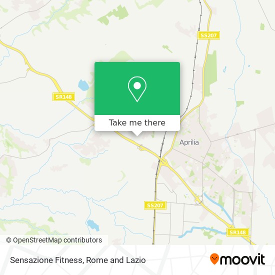 Sensazione Fitness map