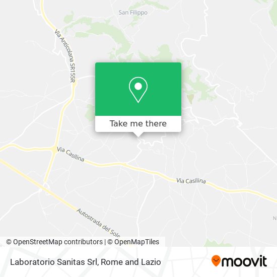 Laboratorio Sanitas Srl map