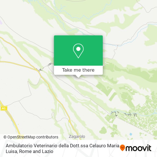 Ambulatorio Veterinario della Dott.ssa Celauro Maria Luisa map