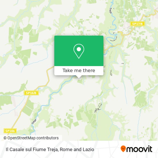 Il Casale sul Fiume Treja map