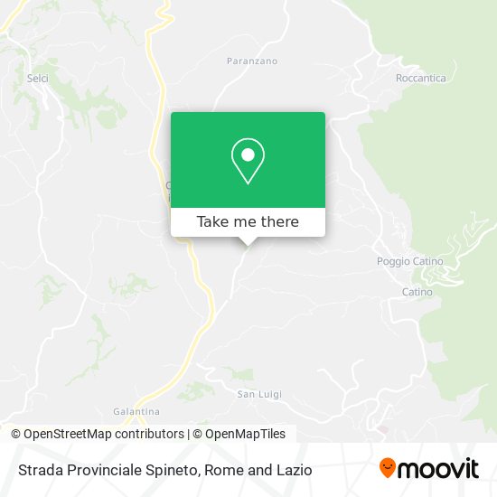 Strada Provinciale Spineto map